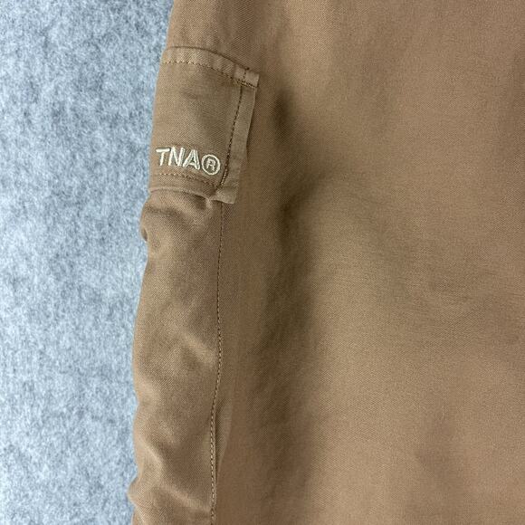 Aritzia TNA Cargo Pants Womens 6 Tan Utility Baggy Relaxed Grunge Skater - Picture 12 of 16